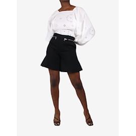 Chloé-Black zipper shorts - size FR 36-Black