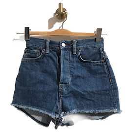 ACNE STUDIOS Shorts T.US 24 Algodão Azul