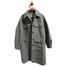 Fendi-FENDI  Coats T.International M Wool-Brown