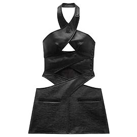 COURREGES Vestidos T.Algodón Internacional XS Negro