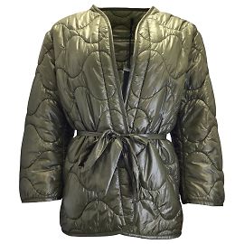 Jaqueta acolchoada Varick verde militar Nili Lotan Verde