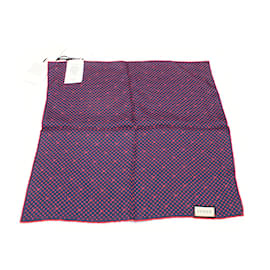 Gucci-Foulard carré de poche imprimé à pois-Violet