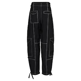 Ganni-Un pantalon, leggings-Noir