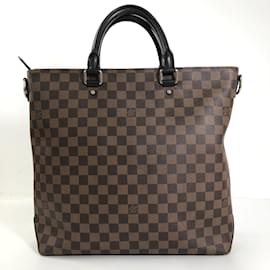 Louis Vuitton-Damier Ebene Jake Tote Bag N41559-Brown