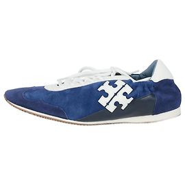 Tory Burch Baskets en daim bleu - taille EU 39 Autre