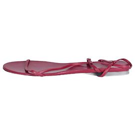 The row Red leather flat sandals- size EU 37 Red