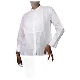 Autre Marque-Blusa blanca de manga larga - talla UK 10-Blanco