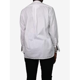 Autre Marque-Blusa blanca de manga larga - talla UK 10-Blanco
