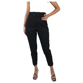 A.L.C Calça preta com cinto - tamanho EUA 2 Preto