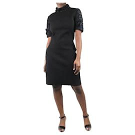 Fendi-Robe noire à fleurs - taille IT 46-Noir