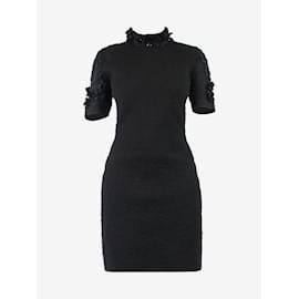 Fendi-Robe noire à fleurs - taille IT 46-Noir
