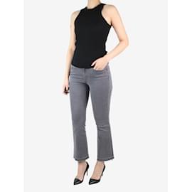 Frame Denim-Grau karierte Jeans – Größe W27-Grau