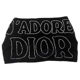 Tiara Christian Dior J'Adore Swarovski Preta Preto