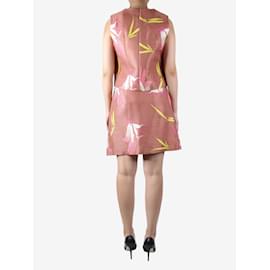 Marni-Pink metallic floral top and skirt set - size UK 8/12-Pink