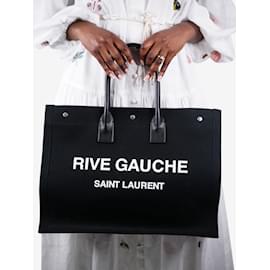 Sacs Saint Laurent Cabas Rive Gauche Grand Ecru d'occasion