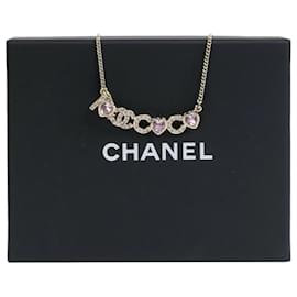 Chanel-Goldfarbene I Love CC Coco-Halskette-Golden