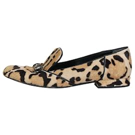 Gucci-Animal Print pony hair leopard print shoes - size EU 37-Other