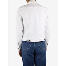 Frame Denim-Jaqueta jeans branca - tamanho S-Branco
