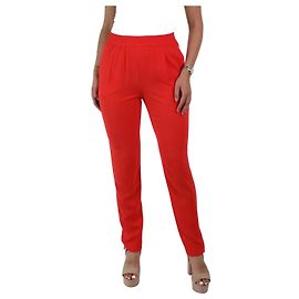 Polo Ralph Lauren Pantalon fuselé léger rouge - taille S Rouge
