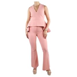 Autre Marque-Pink sleeveless top and trouser set - size FR 38-Pink