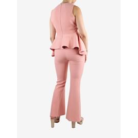 Autre Marque-Pink sleeveless top and trouser set - size FR 38-Pink