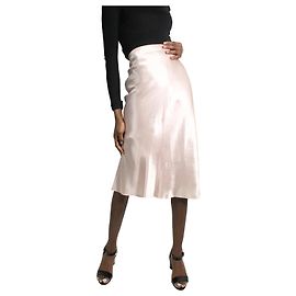 Vince Jupe en satin rose - taille L Rose