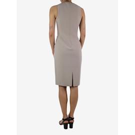 Michael Kors-Neutral sleeveless crepe dress - size US 4-Other