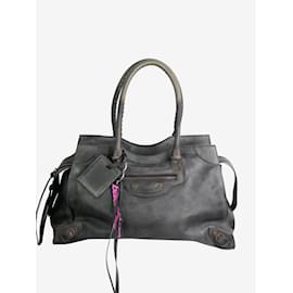 Balenciaga-Grey City top handle travel bag-Grey