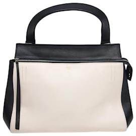 Céline-Black zipped 2013 top handle leather bag-Black