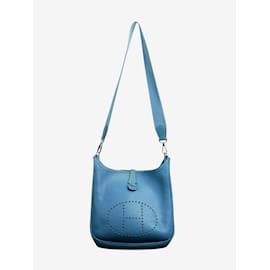 Hermès-Blue Evelyne 2 PM Togo shoulder bag-Blue