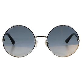 Jimmy Choo Gold round frame sunglasses Golden