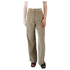 Weekend Max Mara Pantalón ancho de pana beige - talla UK 6 Beige