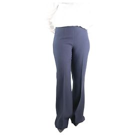 Michael Kors Navy Trousers - size UK 14 Navy blue