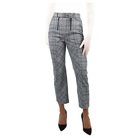Self portrait Grau karierte Hose – Größe UK 8 Grau