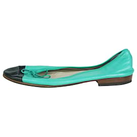 Chanel-Turqoise ballet flats - size EU 37.5-Green