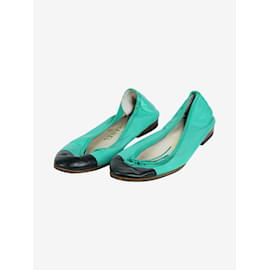 Chanel-Turqoise ballet flats - size EU 37.5-Green