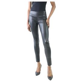 Jitrois Black leather leggings - size FR 36 Black