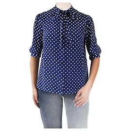 Céline-Blue polka dot blouse - size FR 38-Blue
