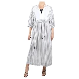 Autre Marque-White striped dress - size M-White