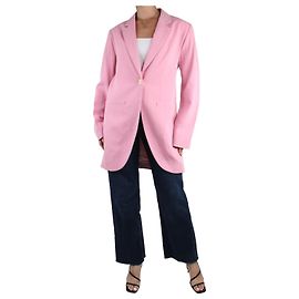 Loewe Pink longline button-up blazer - size FR 44 Pink