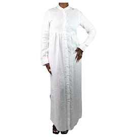 Autre Marque-Vestido camisero blanco - talla L-Blanco