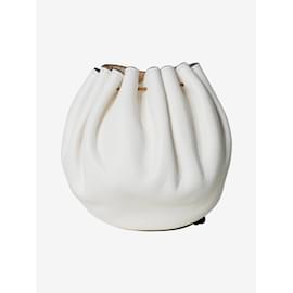 Ulla Johnson-White Paloma Ruched pouchette-White