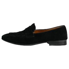 Autre Marque-Black suede loafers - size EU 37.5-Black