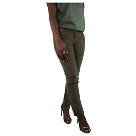 Loro Piana Pantalón de pana verde - talla IT 44 Verde