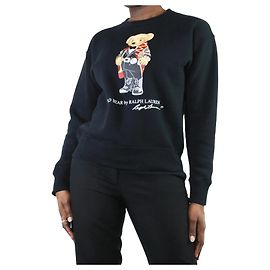 Polo Ralph Lauren Sudadera con gráfico Polo Bear en negro - talla S Negro
