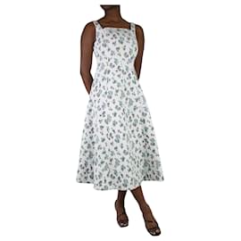 Erdem-White floral jacquard dress - size UK 10-White