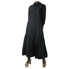 Marc by Marc Jacobs Schwarzes Midikleid mit langen Ärmeln – Größe XS Schwarz