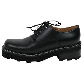 Gabriela Hearst Black Tara Derby leather platform shoes - size EU 40 Black