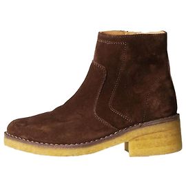 Apc Bottines en daim marron - taille EU 37 Marron