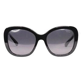 Chanel Gafas de sol oversize negras Negro